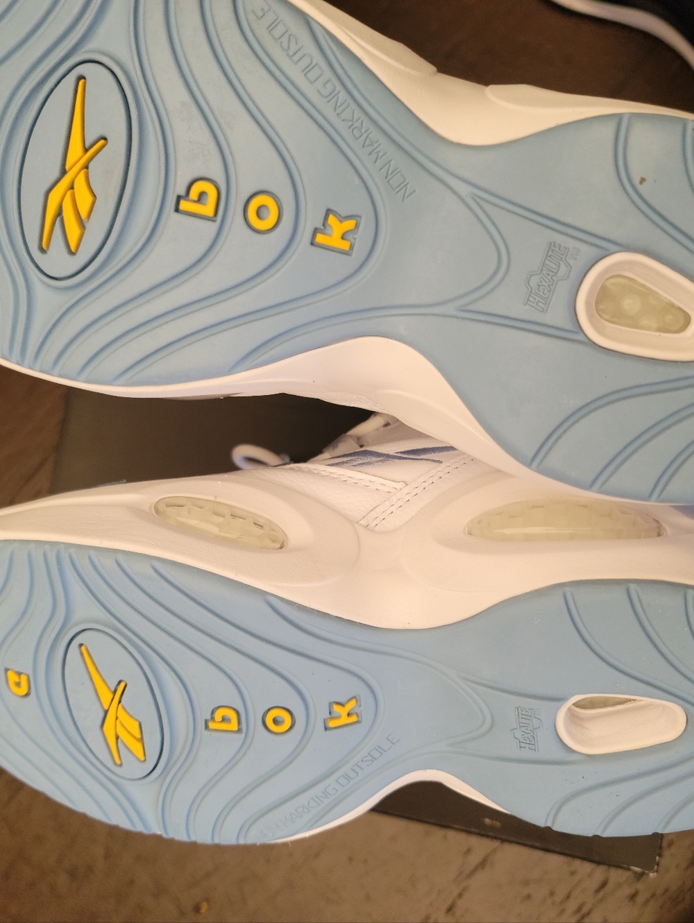 Mens Reebok Question Mid Denver Nuggets - Picture 10 of 13